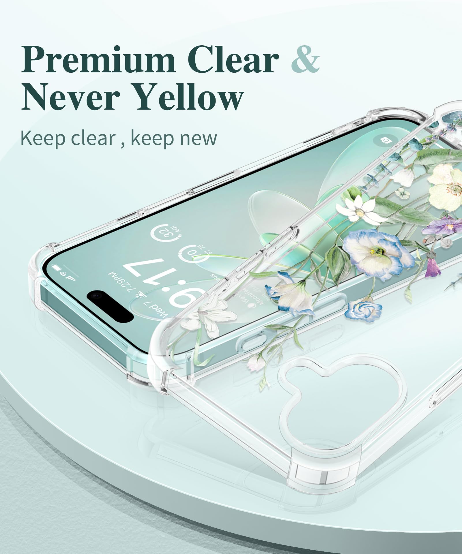 Foto 3 | Funda De Teléfono Gviewin Para Iphone 16 6.1 2024 Con Protector De Pantalla - Venta Internacional.