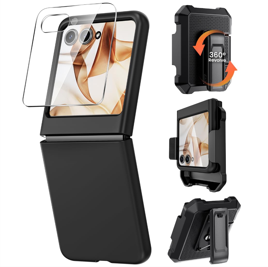 Funda Con Protector De Pantalla Para Motorola Razr 2024 - Venta Internacional.