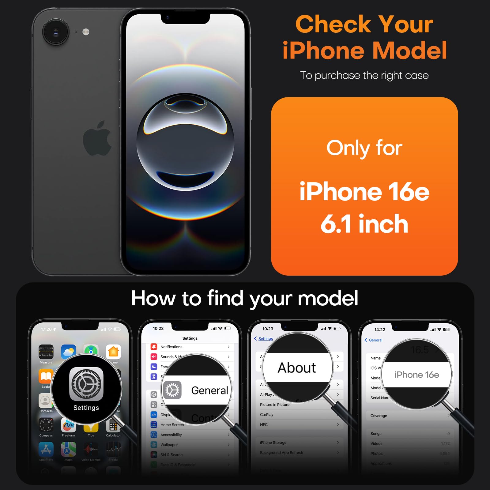 Foto 8 pulgar | Funda De Teléfono Tauri 3 En 1 Para Iphone 16e Con 2 Protectores De Pantalla - Venta Internacional.