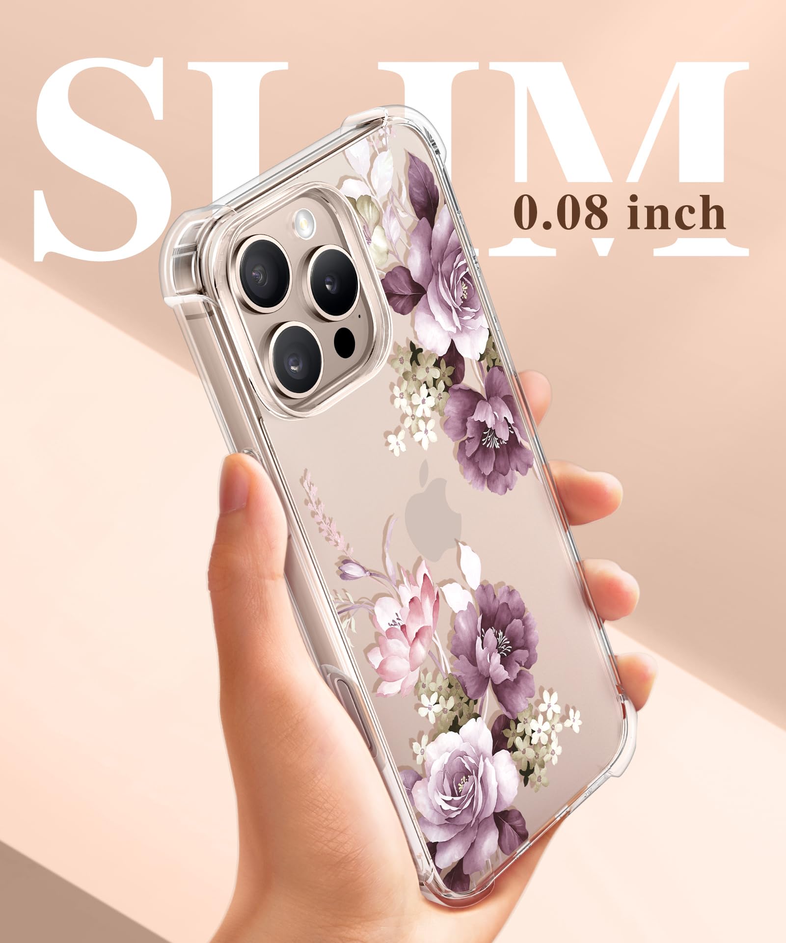 Foto 7 pulgar | Funda De Teléfono Gviewin Para Iphone 16 Pro Con Protector De Pantalla De 6.3 Pulgadas - Venta Internacional.