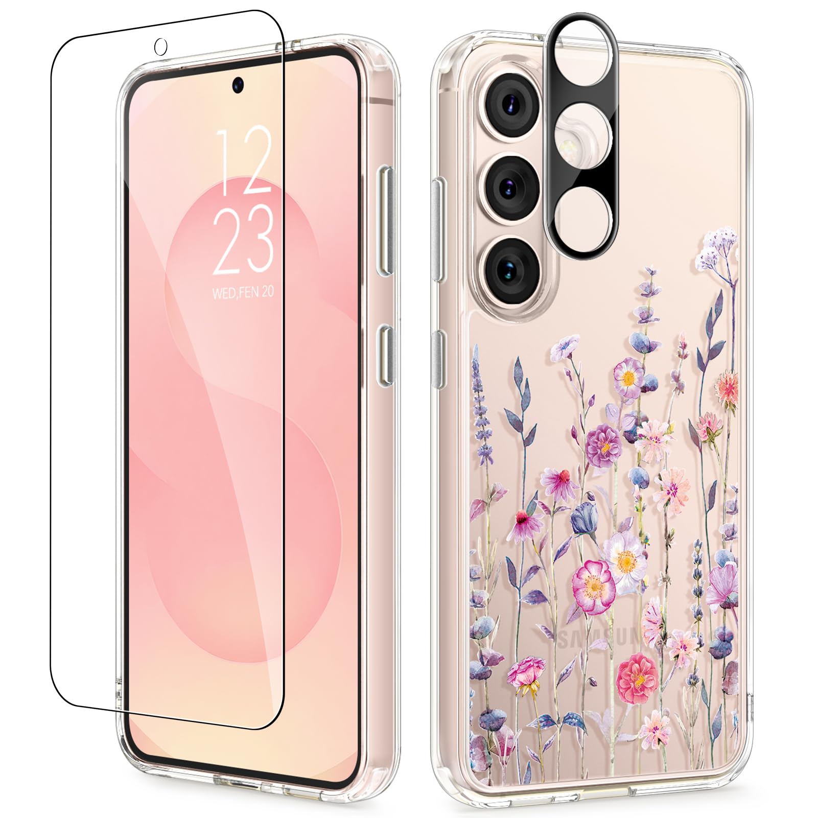 Foto 2 pulgar | Funda De Teléfono Gviewin Para Samsung Galaxy S25 Plus Con Protector - Venta Internacional.