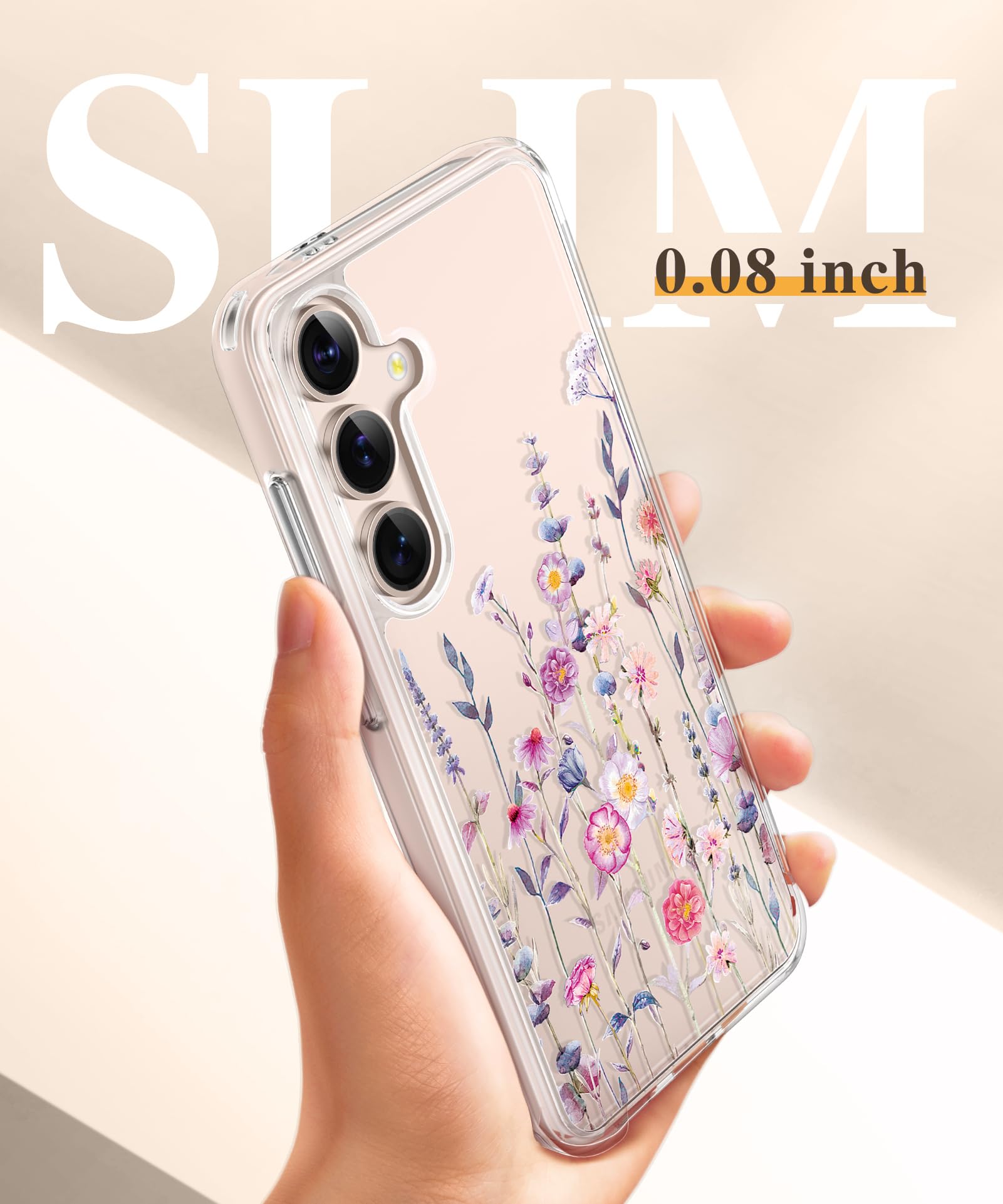 Foto 7 pulgar | Funda De Teléfono Gviewin Para Samsung Galaxy S25 Plus Con Protector - Venta Internacional.