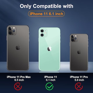 Foto 2 | Funda Magnética Supfine Para Iphone 11 Con Magsafe, Azul Y Morado - Venta Internacional.