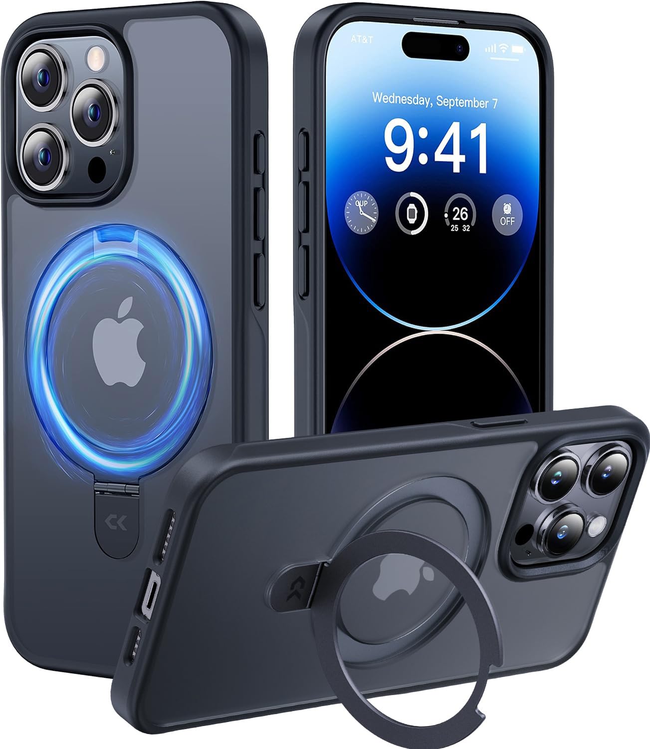 Foto 2 pulgar | Funda De Teléfono Casekoo Diseñada Para Iphone 15 Pro Con Soporte - Venta Internacional.