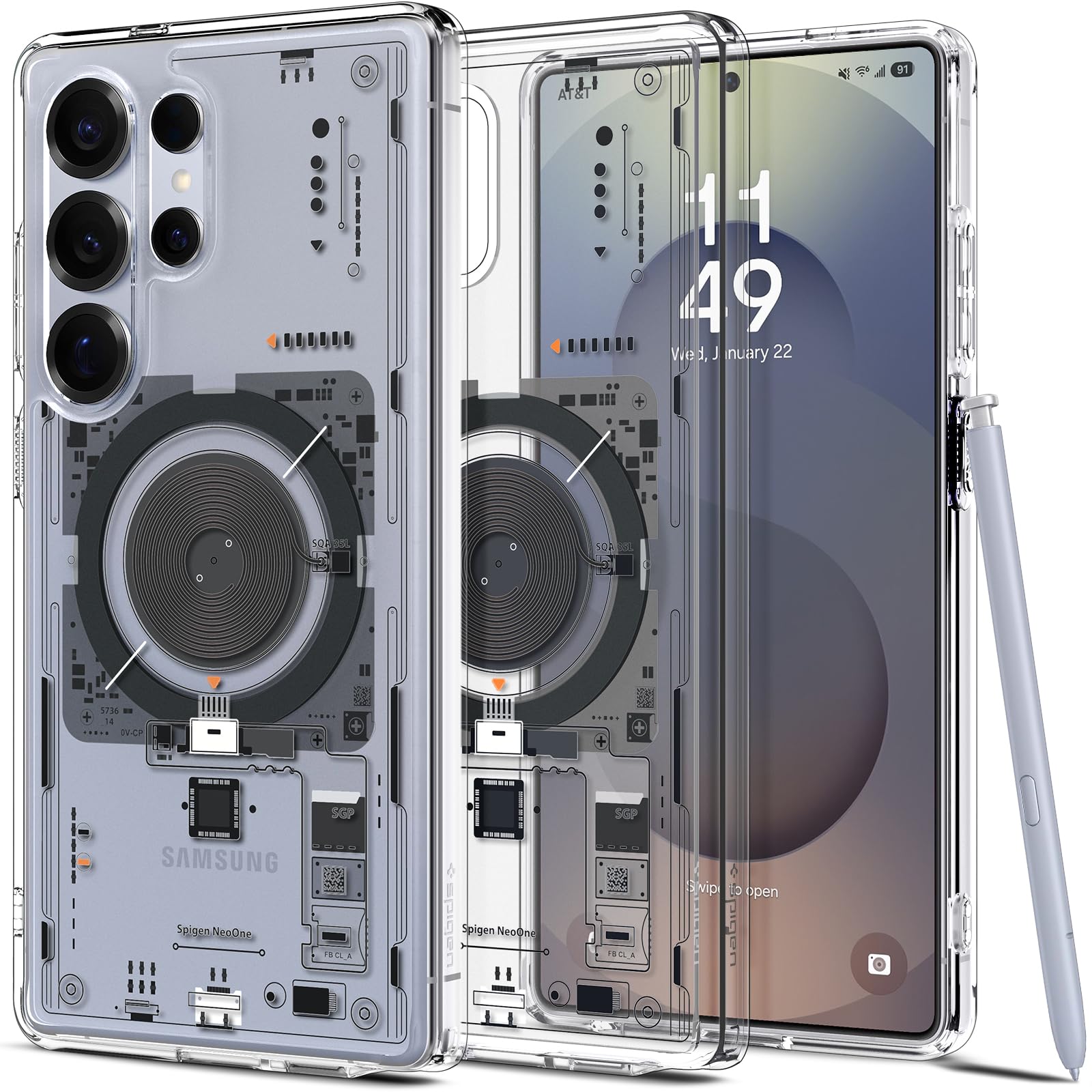 Foto 1 | Funda Spigen Ultra Hybrid Magfit Para Samsung Galaxy S25 Ultra - Venta Internacional.