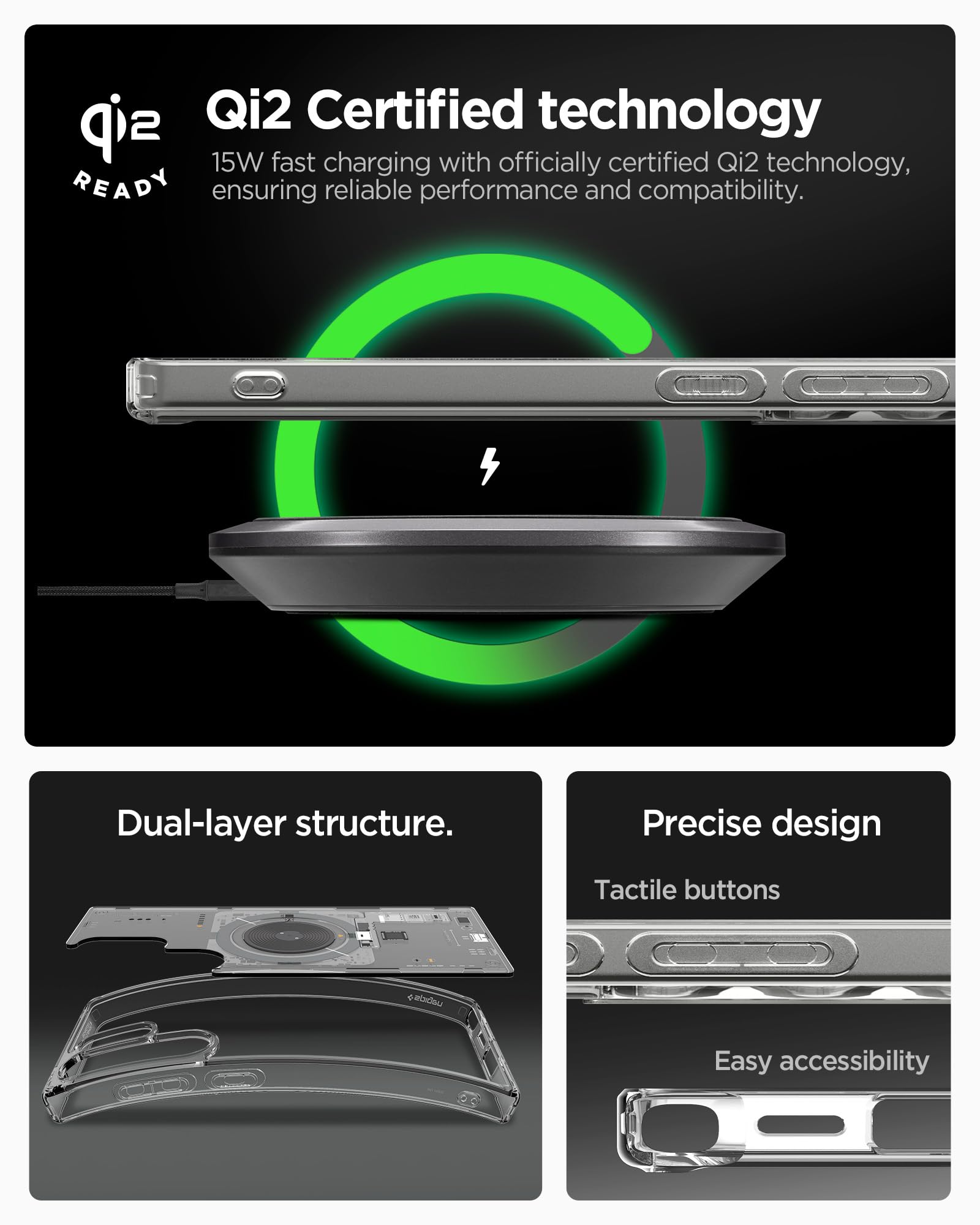 Foto 4 pulgar | Funda Spigen Ultra Hybrid Magfit Para Samsung Galaxy S25 Ultra - Venta Internacional.