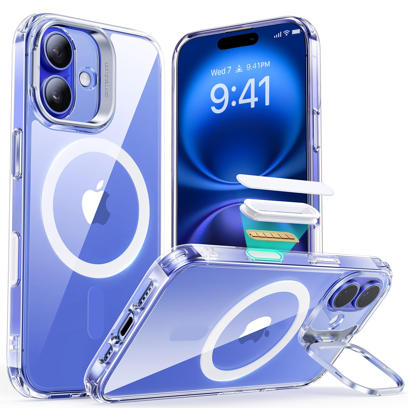 Foto 2 pulgar | Funda De Teléfono Esr Para Iphone 16 Plus Con Control De Cámara Magsafe - Venta Internacional.