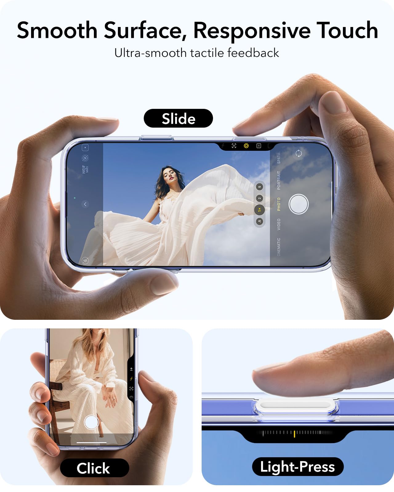 Foto 6 pulgar | Funda De Teléfono Esr Para Iphone 16 Plus Con Control De Cámara Magsafe - Venta Internacional.