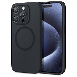 Foto 1 | Funda Esr Para Iphone 15 Pro Max Con Silicona Negra Magsafe - Venta Internacional.