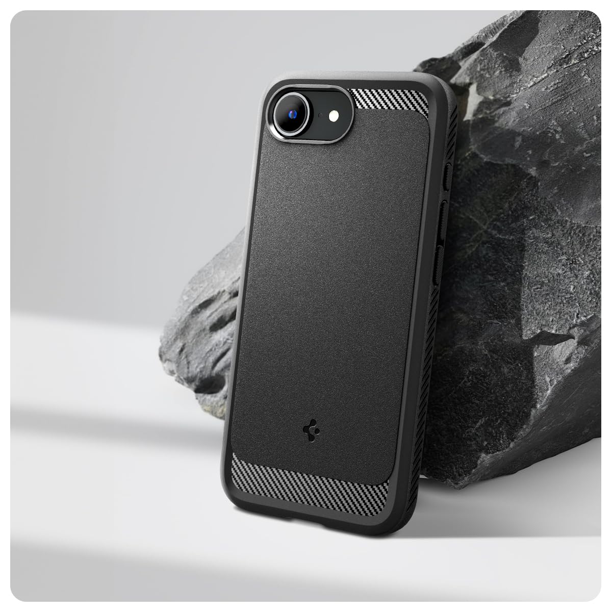 Foto 3 | Funda Spigen Rugged Armor Magfit Para Iphone 16e, Color Negro Mate - Venta Internacional.