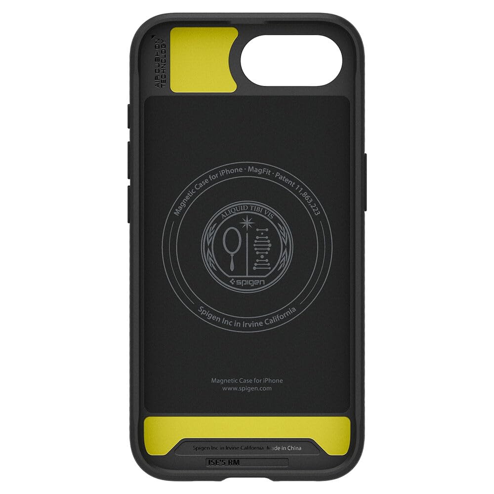 Foto 4 | Funda Spigen Rugged Armor Magfit Para Iphone 16e, Color Negro Mate - Venta Internacional.