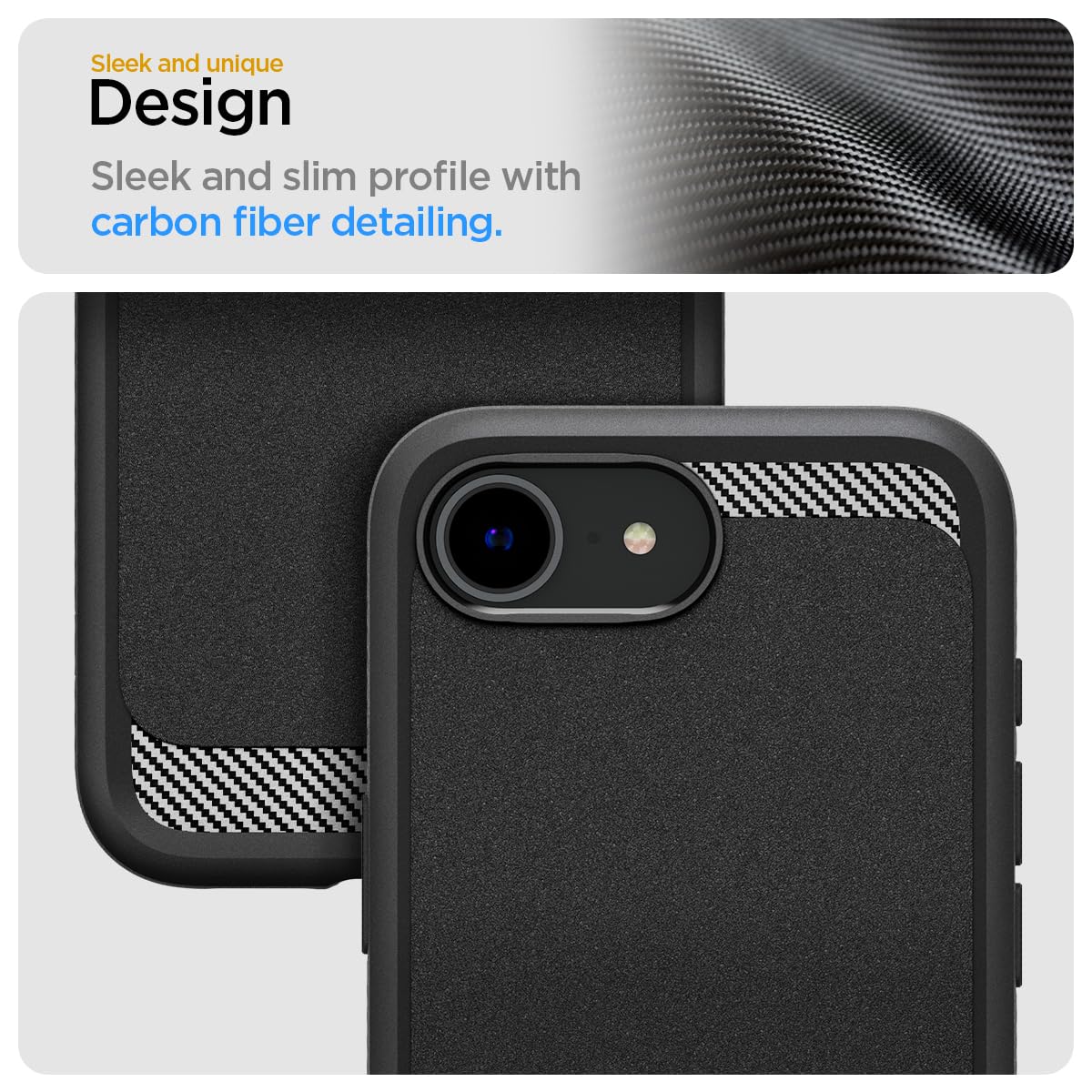 Foto 5 | Funda Spigen Rugged Armor Magfit Para Iphone 16e, Color Negro Mate - Venta Internacional.