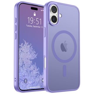 Foto 1 | Funda Magnética Supfine Para Iphone 16, Color Morado - Venta Internacional.