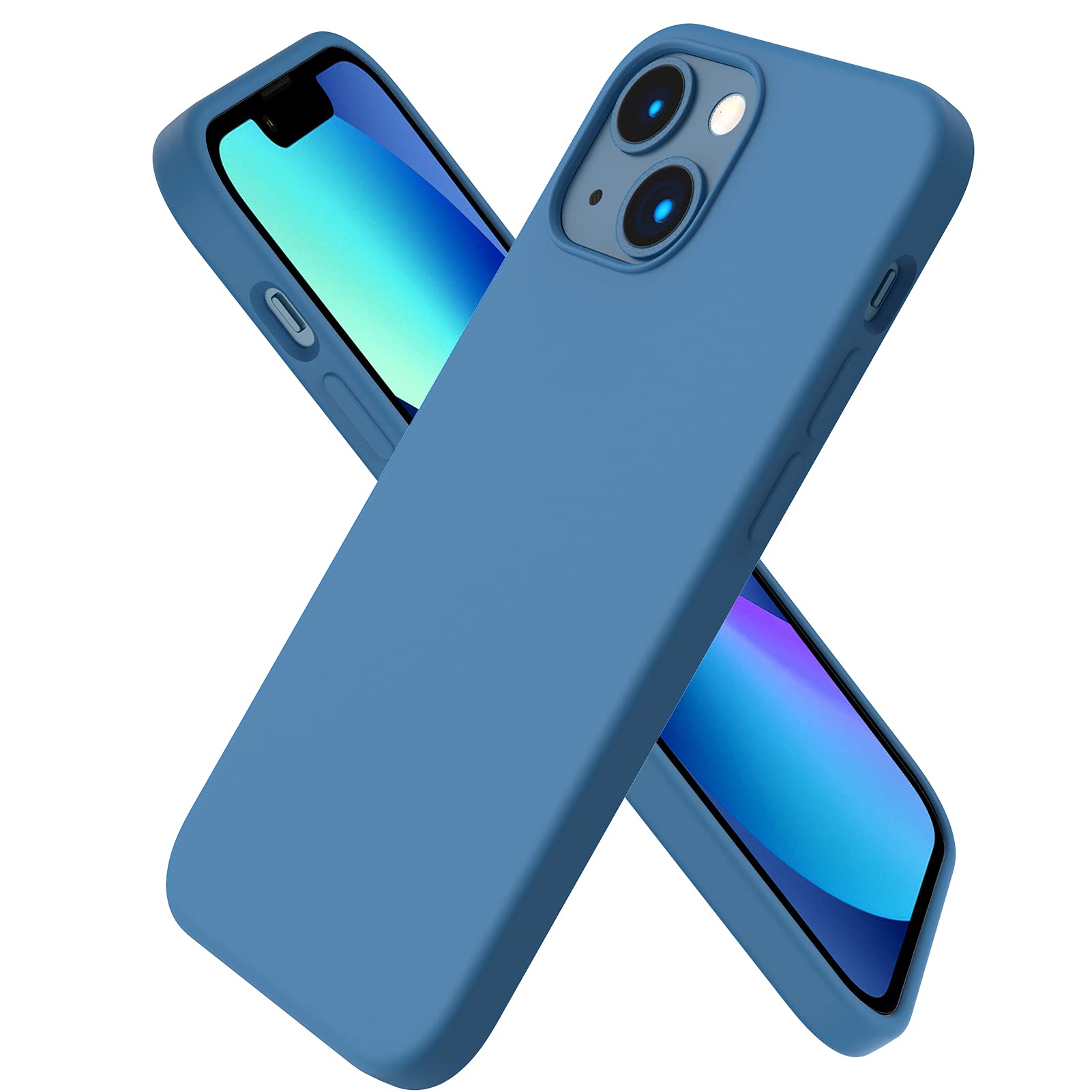 Funda De Teléfono Ornarto Compatible Con Iphone 13 Mini Blue - Venta Internacional.