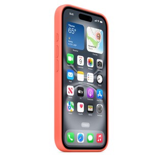 Foto 6 | Funda De Teléfono Apple Silicone Con Magsafe Para Iphone 16 Tangerine - Venta Internacional.