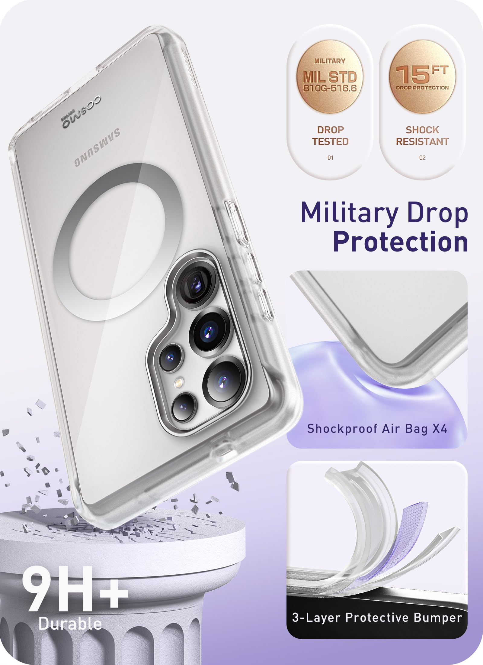 Foto 6 pulgar | Funda De Teléfono I-blason Clear Para Samsung Galaxy S25 Ultra - Venta Internacional.
