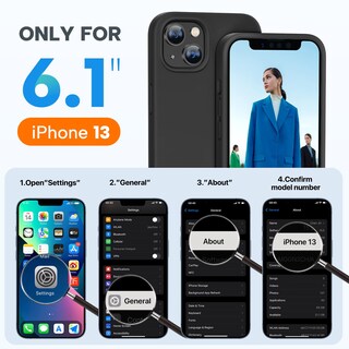 Foto 6 | Funda Miracase Diseñada Para Iphone 13 De 6.1 Pulgadas Con Pantalla - Venta Internacional.