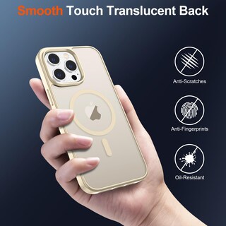 Foto 6 | Funda Magnética Supfine Para Iphone 15 Pro Max, Color Blanco Envejecido - Venta Internacional.