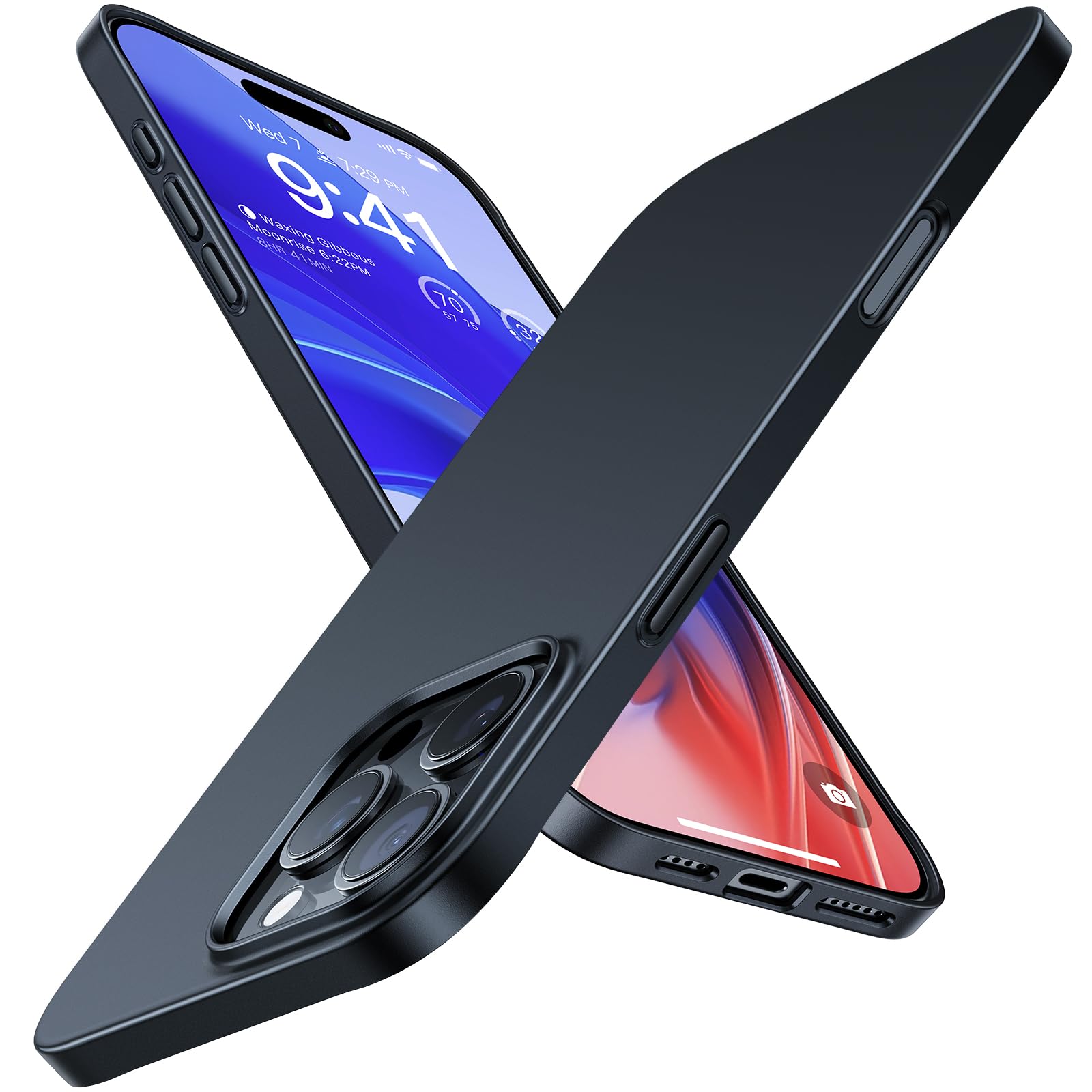 Foto 1 | Funda Torras Slim Fit Para Iphone 16 Pro De 6,3 Pulgadas, Negra - Venta Internacional.
