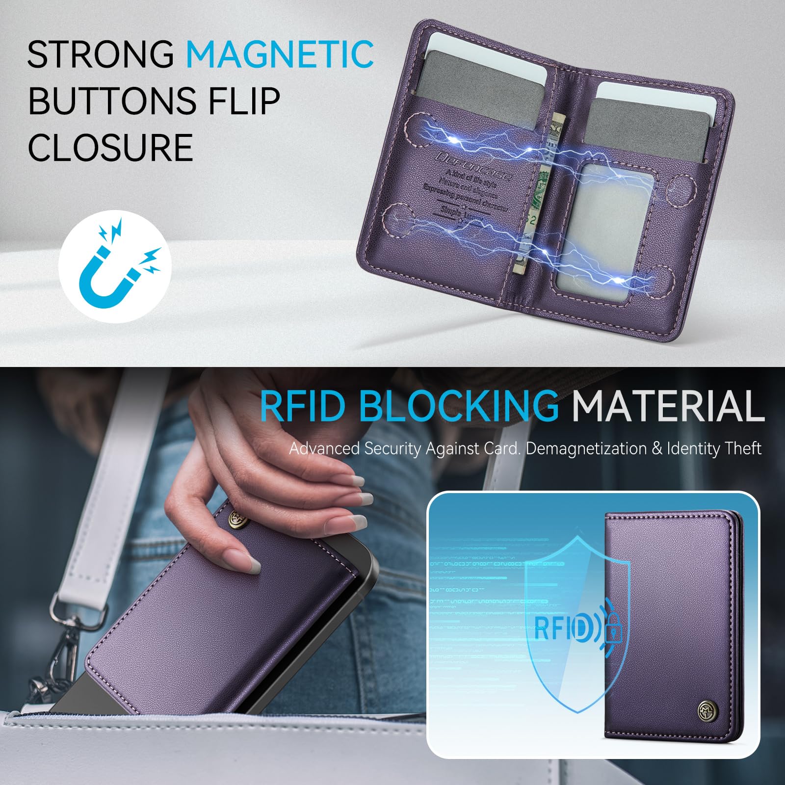 Foto 4 pulgar | Tarjetero Magnético Magsafe Wallet Con Bloqueo Rfid Defense - Venta Internacional.