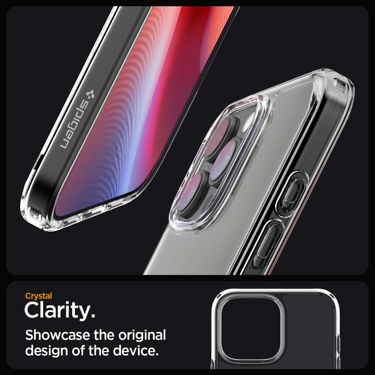 Foto 4 pulgar | Funda Spigen Ultra Hybrid Para Iphone 16 Pro Antiamarilleo - Venta Internacional.