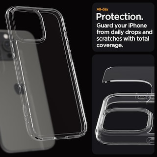Foto 6 | Funda Spigen Ultra Hybrid Para Iphone 16 Pro Antiamarilleo - Venta Internacional.