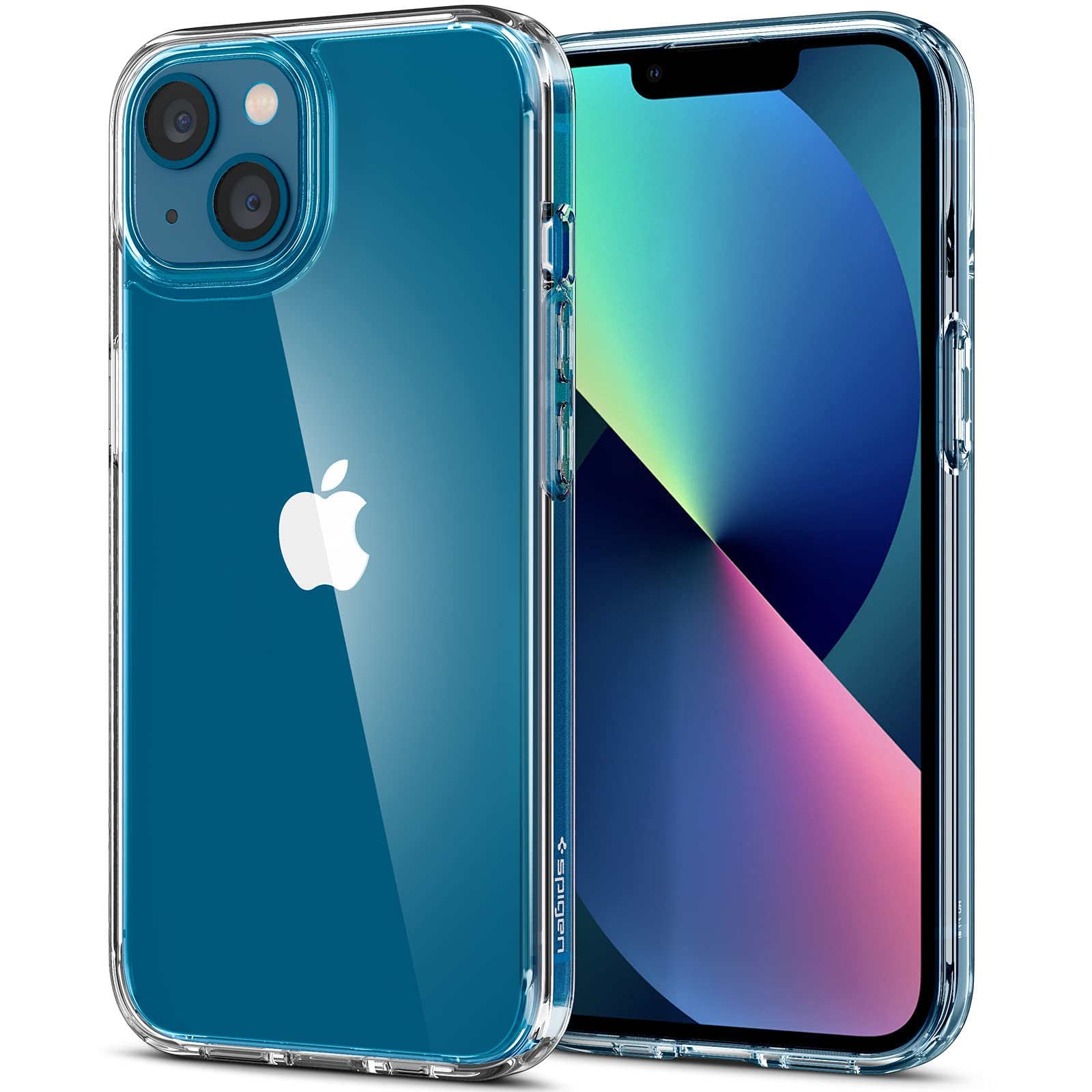 Foto 2 pulgar | Funda Spigen Ultra Hybrid Antiamarilleo Para Iphone 13 - Venta Internacional.