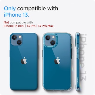 Foto 2 | Funda Spigen Ultra Hybrid Antiamarilleo Para Iphone 13 - Venta Internacional.