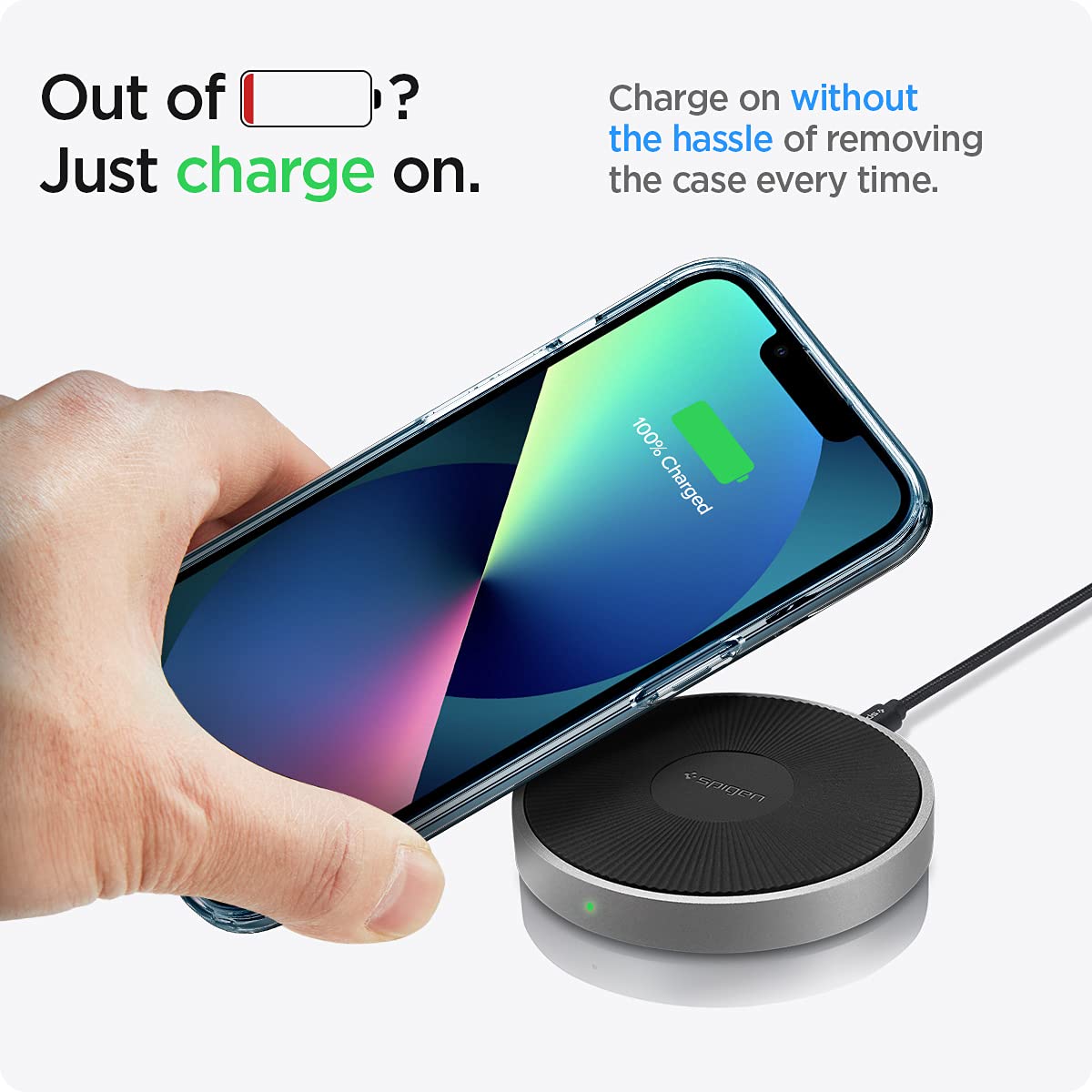 Foto 7 | Funda Spigen Ultra Hybrid Antiamarilleo Para Iphone 13 - Venta Internacional.