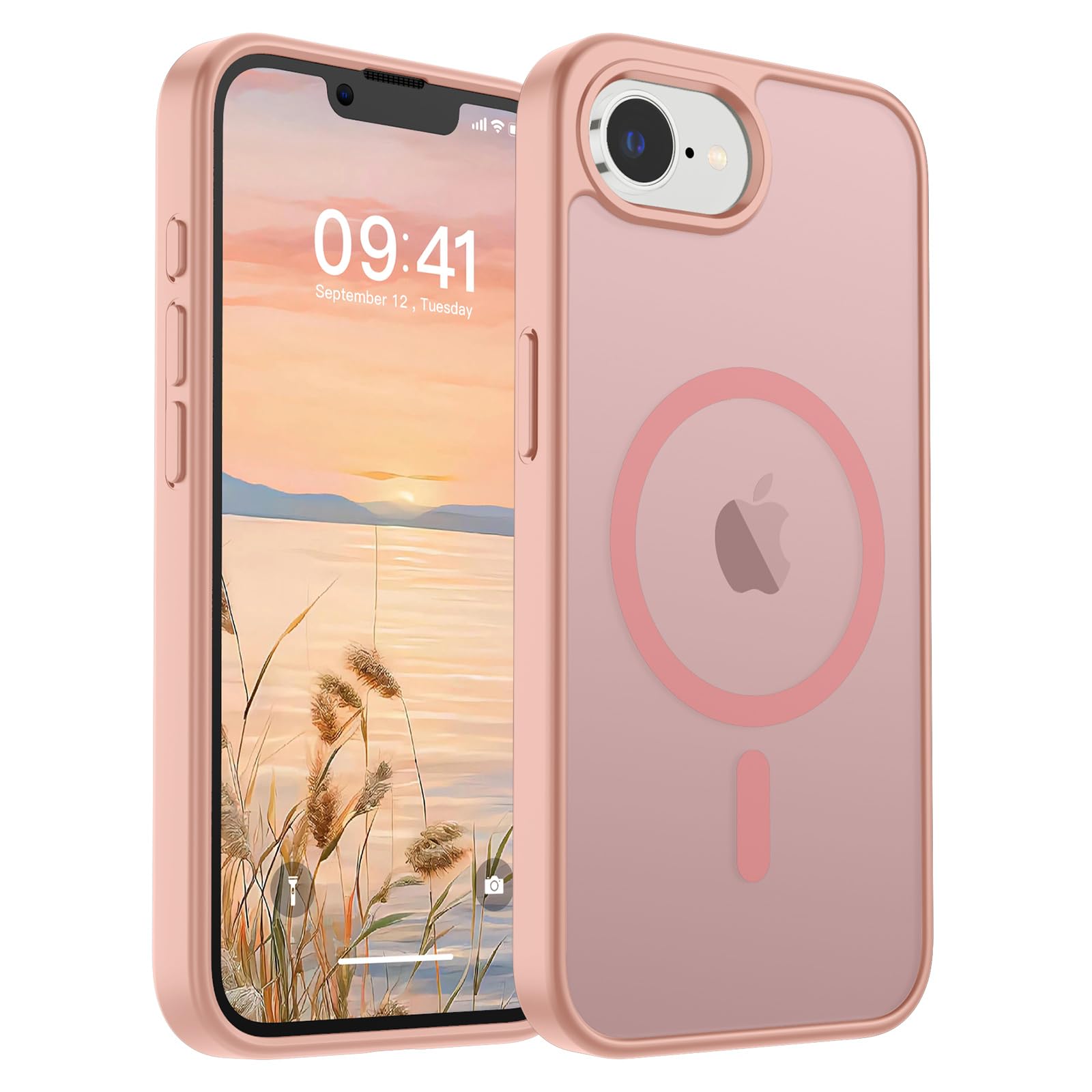 Funda Magnética Supfine Para Iphone 16e 2025, Color Rosa - Venta Internacional.