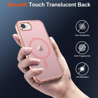 Foto 6 | Funda Magnética Supfine Para Iphone 16e 2025, Color Rosa - Venta Internacional.