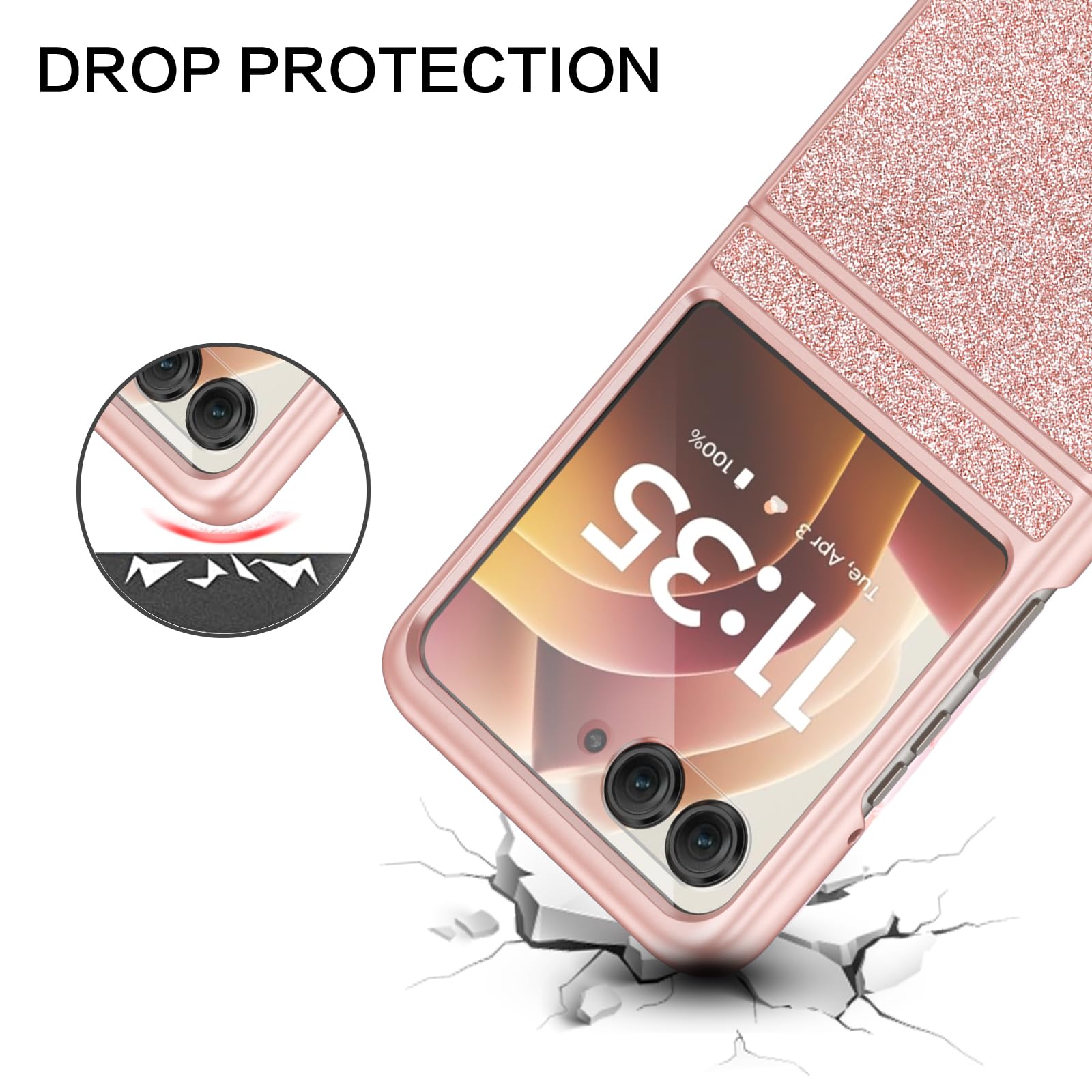 Foto 3 pulgar | Funda De Teléfono Bentoben Compatible Con Motorola Razr 2024 - Venta Internacional.