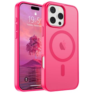 Foto 1 | Funda Magnética Supfine Para Iphone 16 Pro Max, Color Rosa Intenso - Venta Internacional.