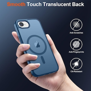 Foto 6 | Funda Magnética Supfine Para Iphone 16e 2025, Color Azul Oscuro - Venta Internacional.