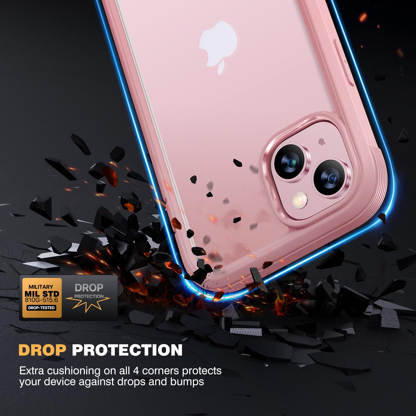 Foto 4 pulgar | Funda Para Teléfono Diaclara Diseñada Para Iphone 15 6.1 (rosa Coral) - Venta Internacional.