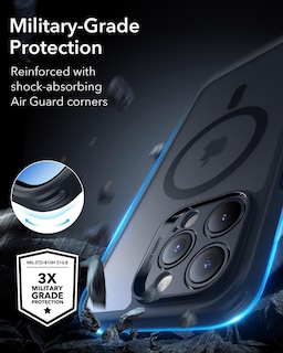 Foto 4 | Funda De Teléfono Esr Para Iphone 14 Pro Max, Color Negro Mate Translúcido - Venta Internacional.