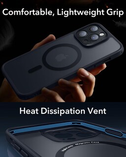 Foto 6 | Funda De Teléfono Esr Para Iphone 14 Pro Max, Color Negro Mate Translúcido - Venta Internacional.
