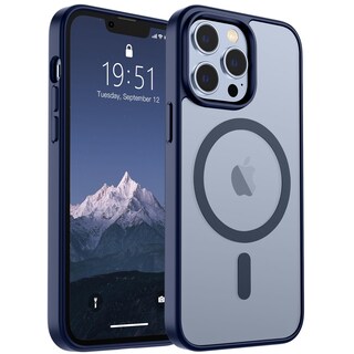 Foto 1 | Funda Magnética Supfine Para Iphone 13 Pro Max, Color Azul Marino - Venta Internacional.