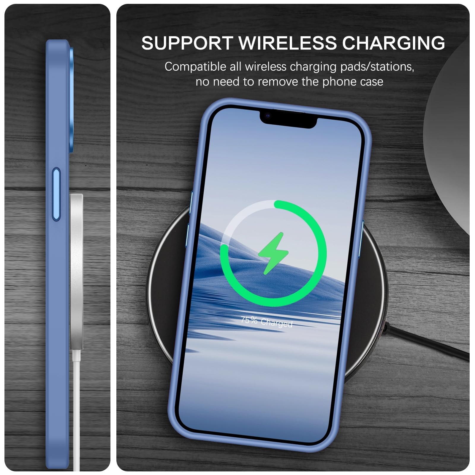 Foto 6 | Funda Magnética Bentoben Para Iphone 13/14 6.1 Azul - Venta Internacional.