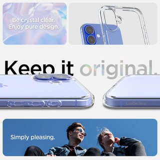 Foto 3 | Funda Spigen Ultra Hybrid Diseñada Para Iphone 16 Crystal - Venta Internacional.