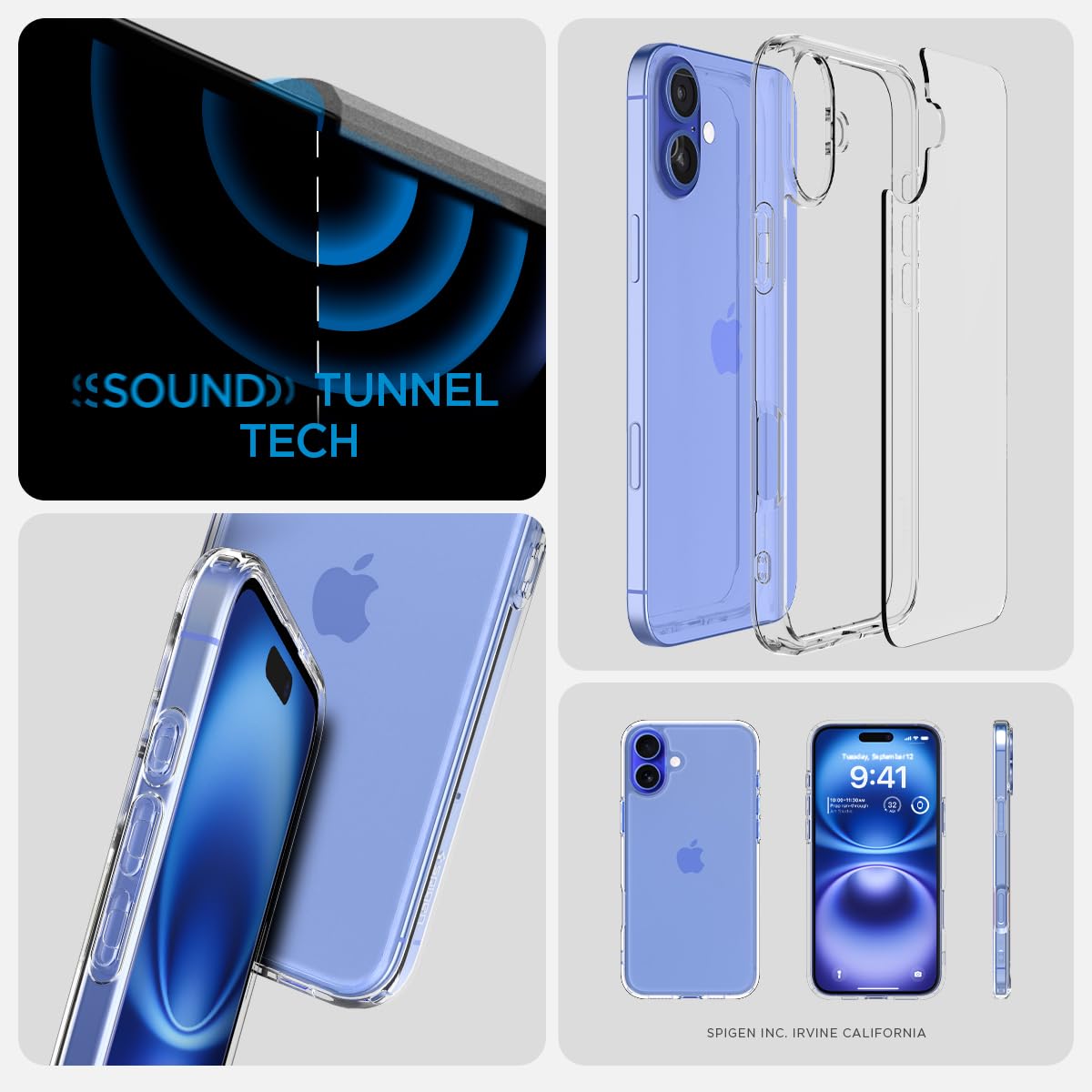 Foto 8 pulgar | Funda Spigen Ultra Hybrid Diseñada Para Iphone 16 Crystal - Venta Internacional.