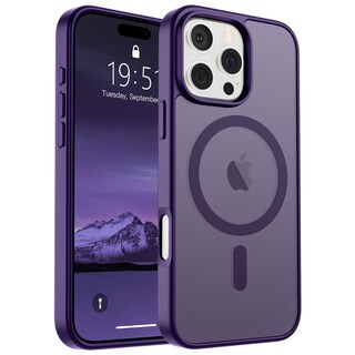 Foto 1 | Funda Magnética Supfine Para Iphone 16 Pro Max, Color Morado Oscuro - Venta Internacional.