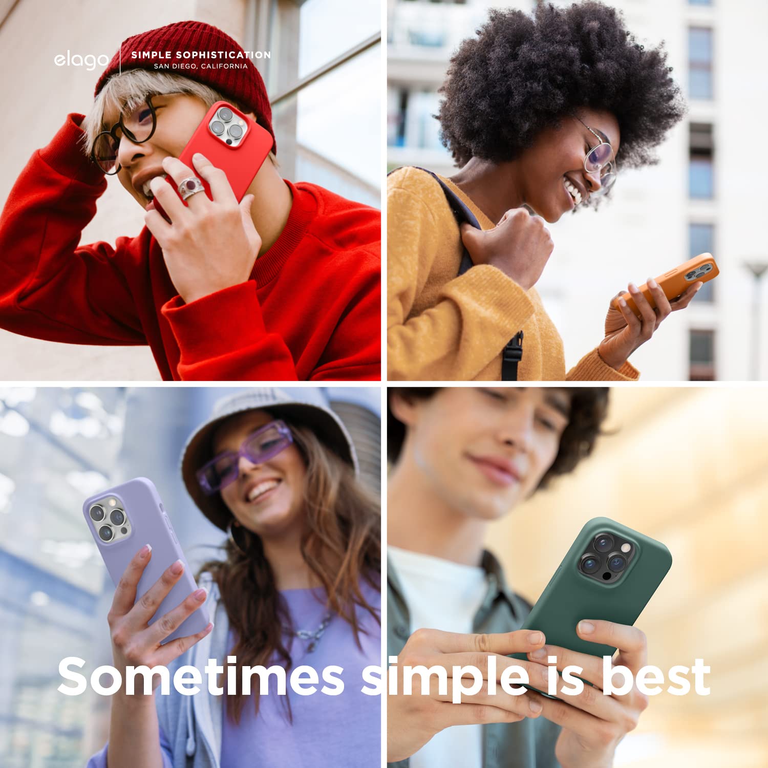 Foto 4 pulgar | Funda De Teléfono Elago Compatible Con Iphone 14 Pro Max De Silicona - Venta Internacional.