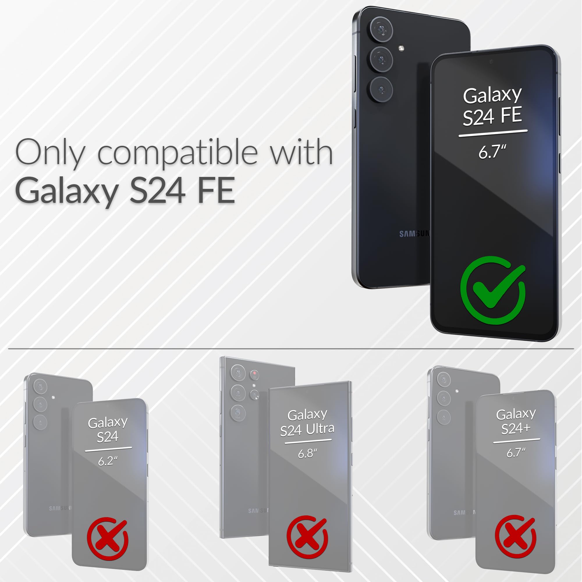 Foto 3 pulgar | Funda Crave Dual Guard A Prueba De Golpes Para Samsung Galaxy S24 Fe - Venta Internacional.