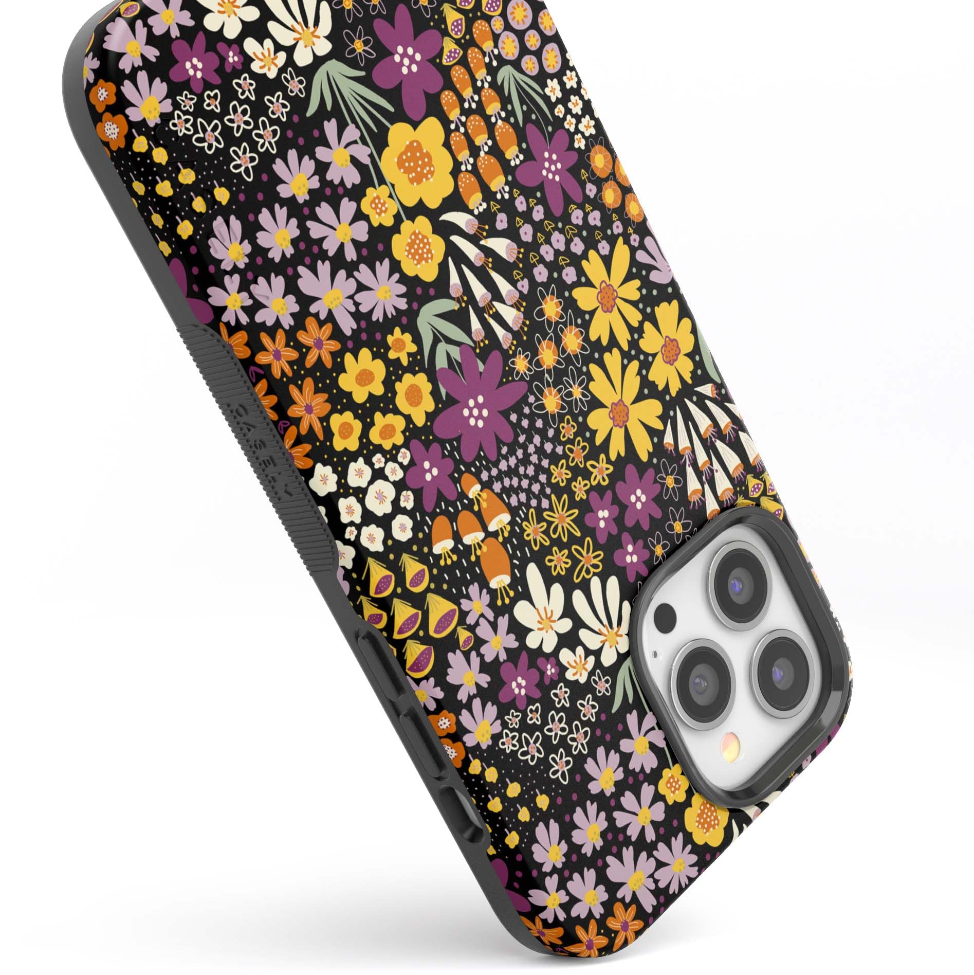 Foto 5 pulgar | Funda De Teléfono Casely Falling For You Plum Floral Para Iphone 13 Pro - Venta Internacional.