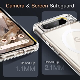 Foto 5 | Funda De Teléfono Jetech Magnetic Para Google Pixel 8 Pro De 6.7 Pulgadas 2023 - Venta Internacional.