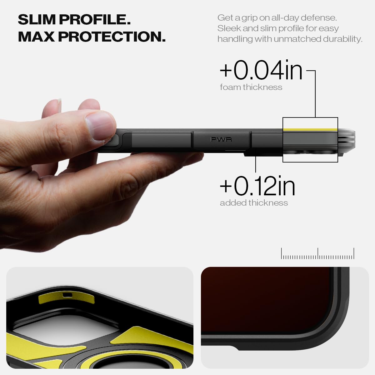 Foto 7 | Funda Spigen Tough Armor (ai) Magfit Para Iphone 16 Pro, Color Negro - Venta Internacional.