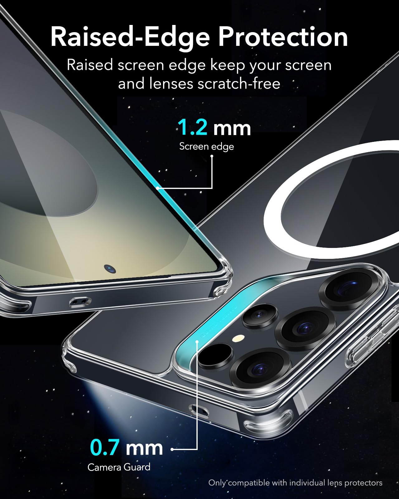Foto 7 pulgar | Funda De Teléfono Esr Para Samsung Galaxy S25 Ultra Clear, Resistente Al Amarilleo - Venta Internacional.