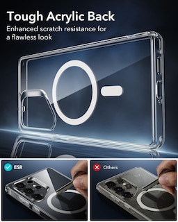 Foto 7 | Funda De Teléfono Esr Para Samsung Galaxy S25 Ultra Clear, Resistente Al Amarilleo - Venta Internacional.