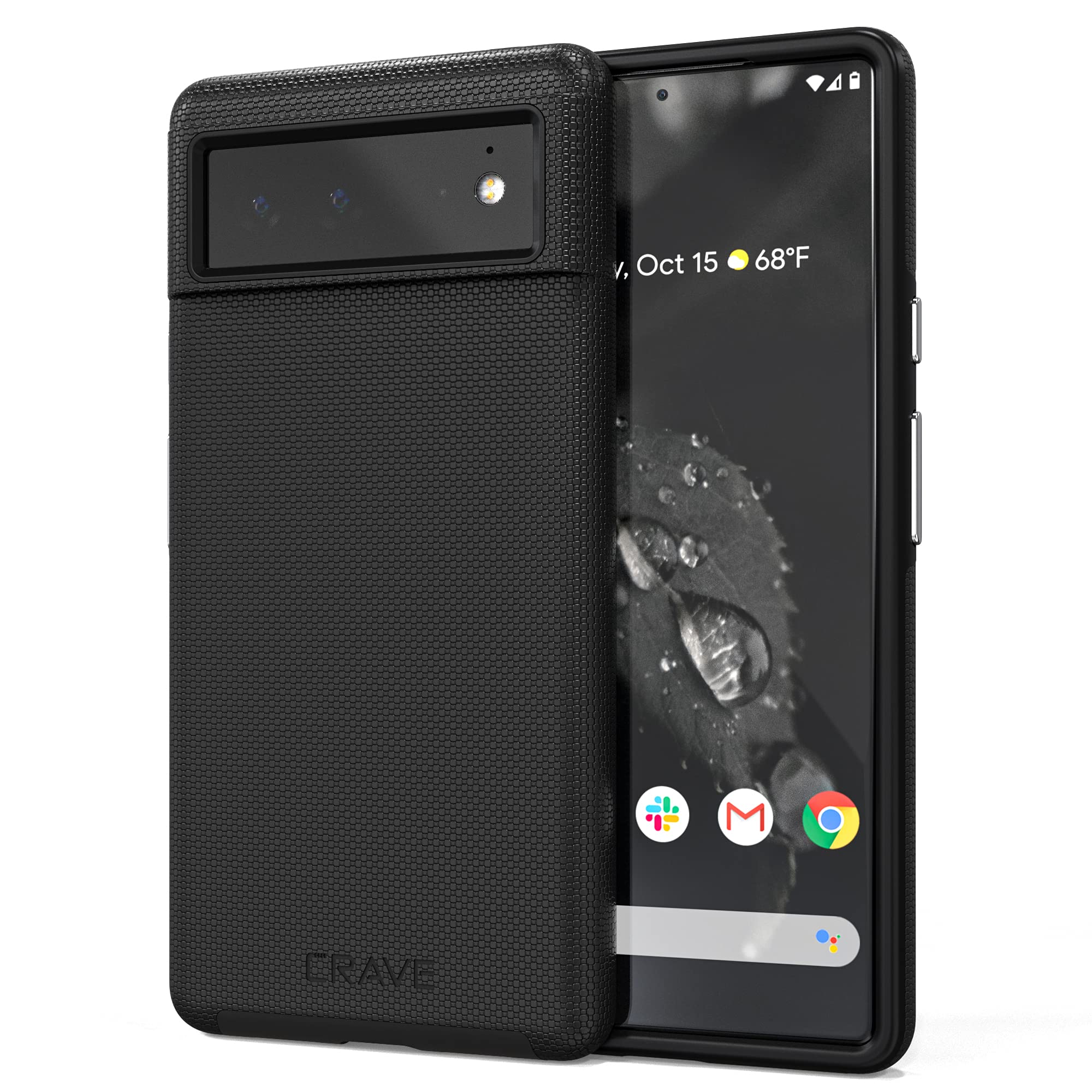 Funda Crave Dual Guard A Prueba De Golpes Para Google Pixel 6, Color Negro - Venta Internacional.
